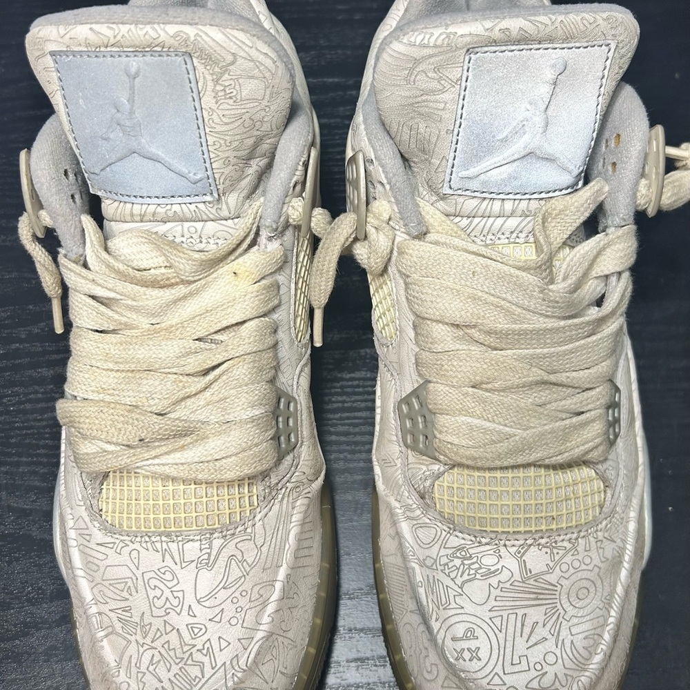 Nike Air Jordan 4 Retro 30th Anniversary Laser size 10M - Picture 2 of 7